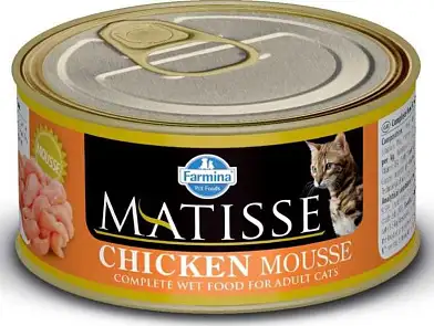 Farmina matisse консервы для кошек с курицей (мусс)